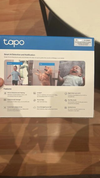 Cámara seguridad Tapo 3K 5MP Pan/Tilt AI