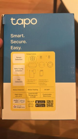Cámara seguridad Tapo 3K 5MP Pan/Tilt AI