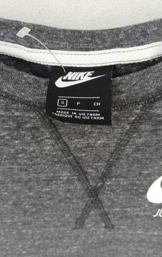 Maglia abito donna Nike, tg M, grigia, vintage