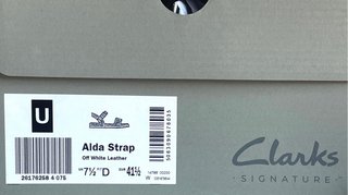 Sandalias Clarks Blancas solo estrenadas