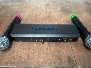 2 Shure BLX SM58 con receptor