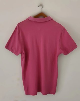 Tommy Hilfiger polo rosa taglia L uomo