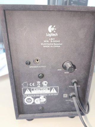 Altavoces Logitech LS21 Negro/Plata