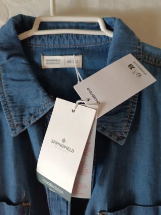 Vestido vaquero Springfield talla 38/M