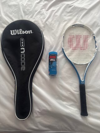 Raqueta Frontenis Wilson nCode + pack 3 pelotas