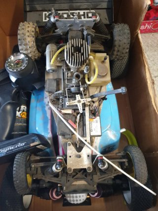 Coche radiocontrol gasolina Kyosho