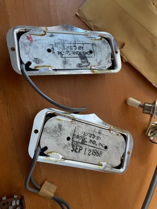 Pickup Set Fender Coronado Bass 1968