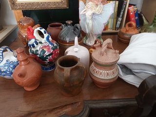Càntirs de fang i ceràmica pintats a mà Botijo