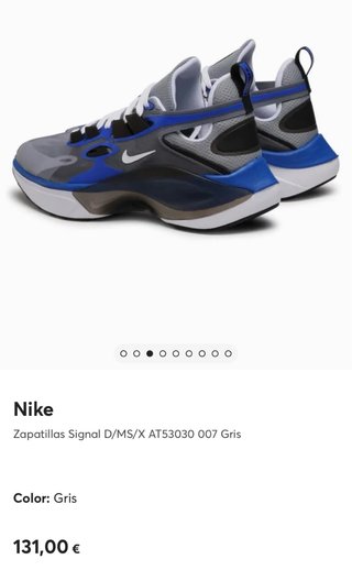 Nike D/MS/X Zapatillas Correr Hombre Azul/Gris
