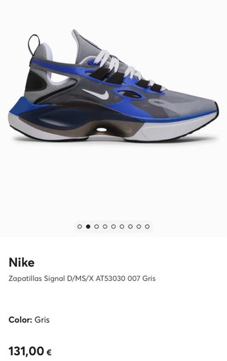 Nike D/MS/X Zapatillas Correr Hombre Azul/Gris