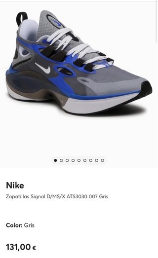 Nike D/MS/X Zapatillas Correr Hombre Azul/Gris