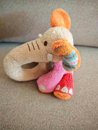 Lote peluches (pirata y elefante)
