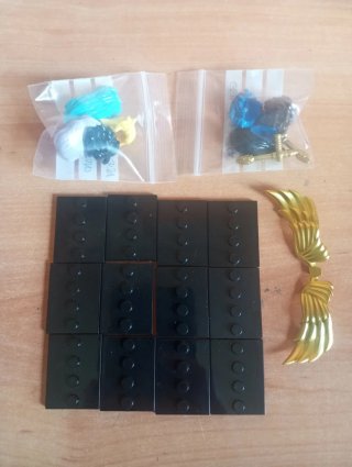 591B. Lego Caballeros del Zodiaco, 12 gold cloths