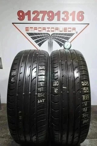 -205 55 17 V CONTINENTAL RUEDA AL 90% VIDA UTIL