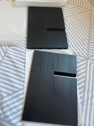 Honygebia - Atril para Libros Madera Negra