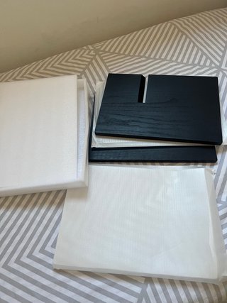 Honygebia - Atril para Libros Madera Negra