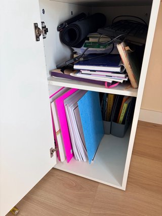 Escritorio mesa de Ikea 120x60 con almacenaje