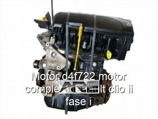 motor D4F722 Renault Clio II 1.2 gasolina  r_60785