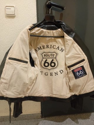 Chaqueta de cuero Route 66 Talla xl