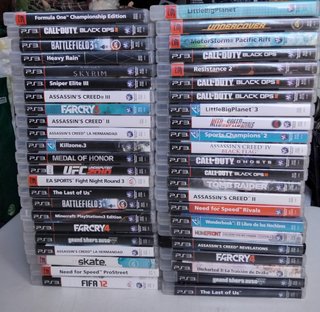 Lote 46 Juegos PS3 todo tine  su mañual funcionan