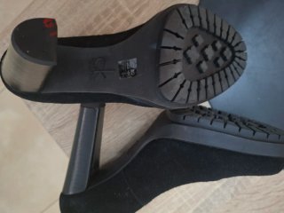Zapatos de tacón negros ante Calvin Klein