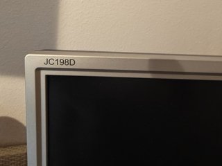 Pantalla Hanns G JC198D 19 Plata/Negro
