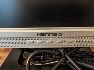 Pantalla Hanns G JC198D 19 Plata/Negro