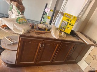 Muebles de cocina madera y piedra