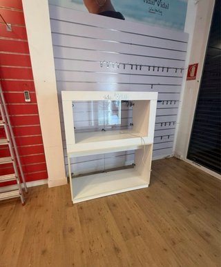 CONJUNTO VITRINAS ESCAPARATE CON LUCES LED Y LLAVE