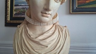 Gargantilla y brazalete perlas y oro 18k Joyeria