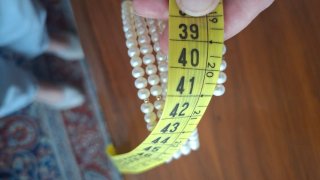 Gargantilla y brazalete perlas y oro 18k Joyeria