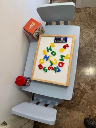 Grupo muebles para niño juego de 1 mesa y 2 sillas