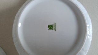 Sopera de porcelana blanca/dorada Włocławek