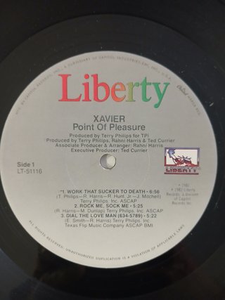 Xavier - Point Of Pleasure Vinilo R&B Soul
