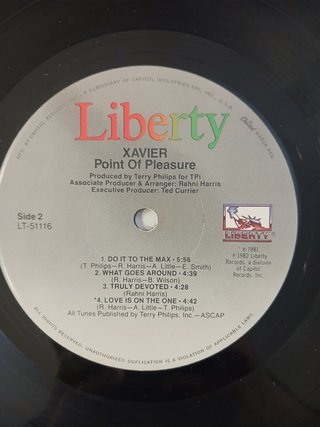 Xavier - Point Of Pleasure Vinilo R&B Soul