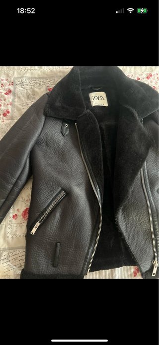 Giubbotto Zara nero foderato
