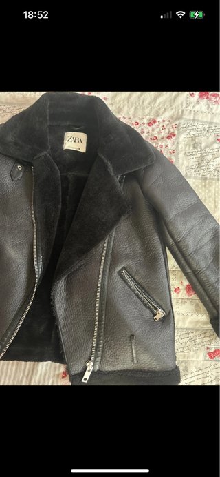 Giubbotto Zara nero foderato