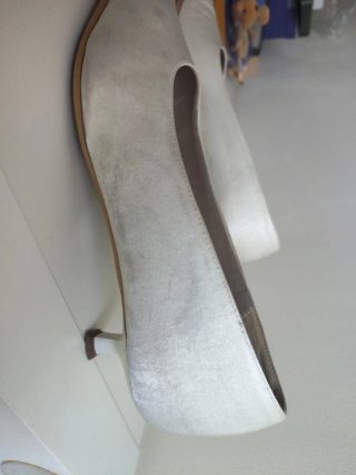 Zapatos de ceremonia blanco roto