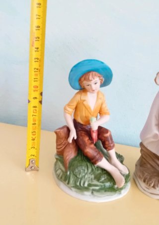 Statuine Capodimonte vintage, coppia