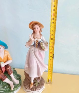 Statuine Capodimonte vintage, coppia