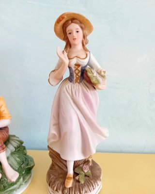 Statuine Capodimonte vintage, coppia