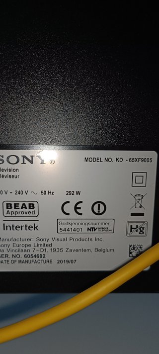 Televisor Sony 65"