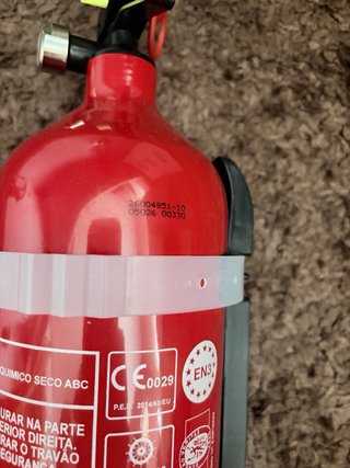 Extintor 2kg Polvo ABC para Coche