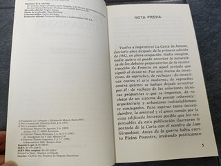 PRINCIPIOS DE URBANISMO (LA CARTA DE ATENAS)