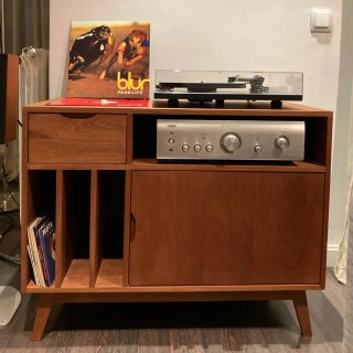 Mueble para vinilos personalizado