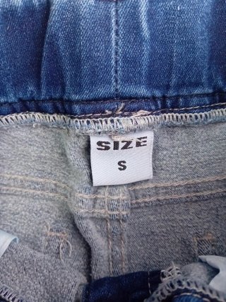 Pantalón vaquero mujer desgastado