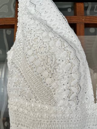 Vestido Novia Boho Romántico Largo Blanco