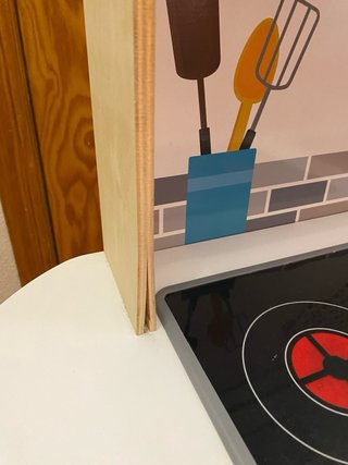 Cocinita de madera para niños
