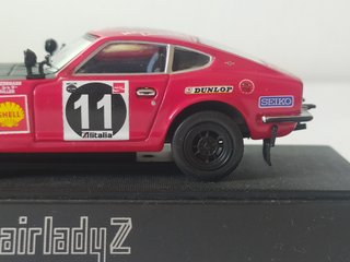 Nissan 240Z WRC a escala 1/43 (1971)