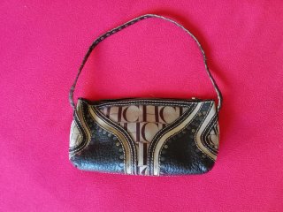Bolso Carolina Herrera Beige y Marrón